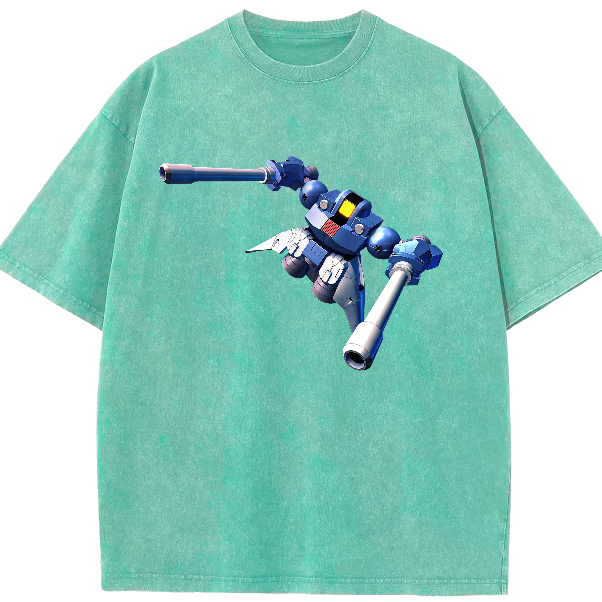 （画像用） 機動戦士ガンダム Mobile Suit Gundam 綿100% ヴィンテージ風 半袖Tシャツ（フロントプリント）